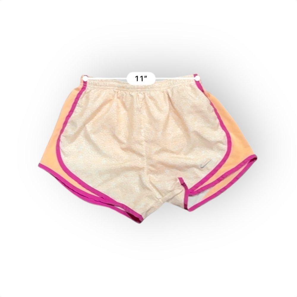 Nike Dri-Fit Running Shorts Womens Lined Yellow Paint Splatter Tempo Sz s - Picture 4 of 7